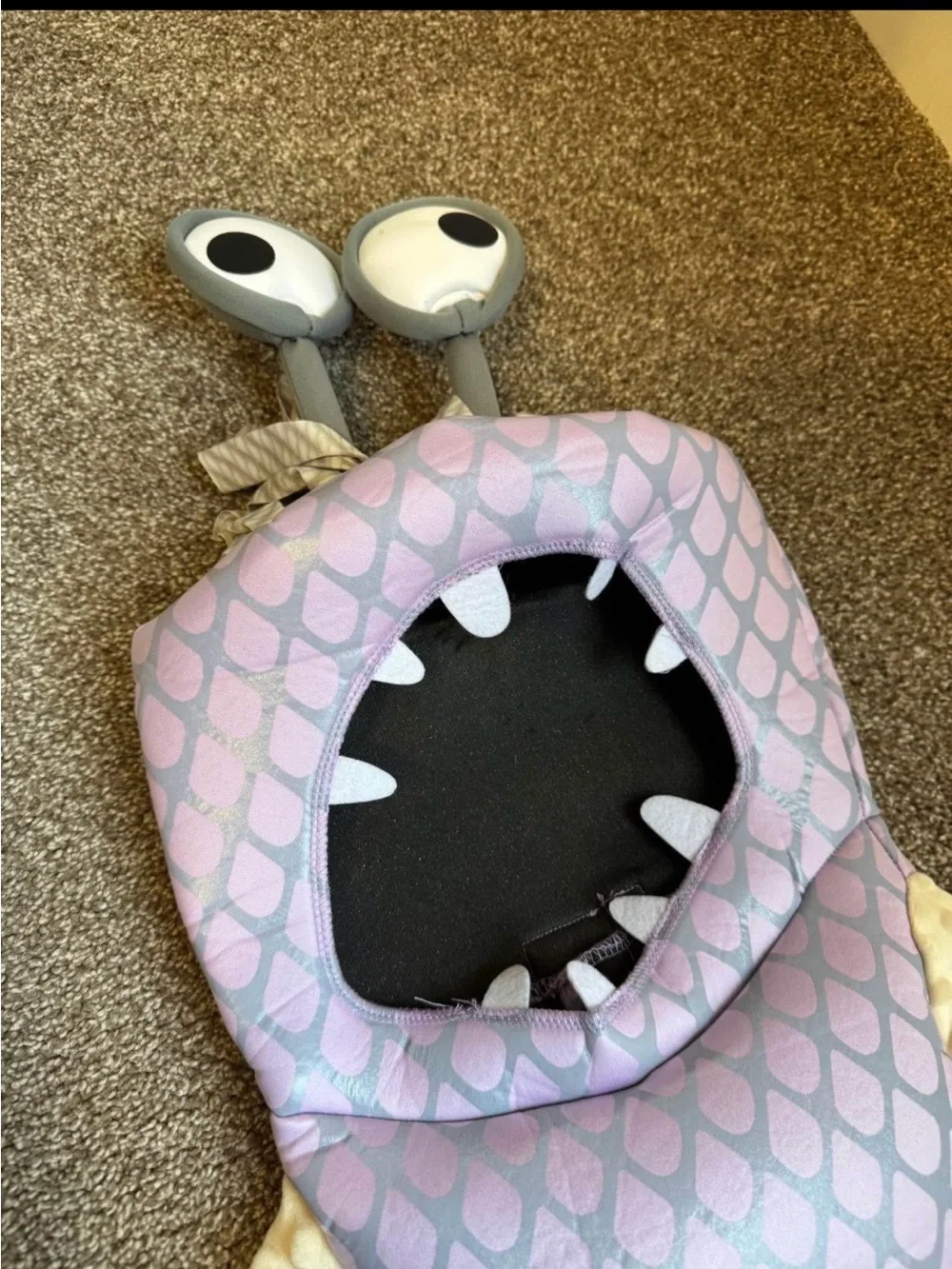 Monsters Inc. Boo Infant 6-12Month Purple Hooded 3D Foam Costume